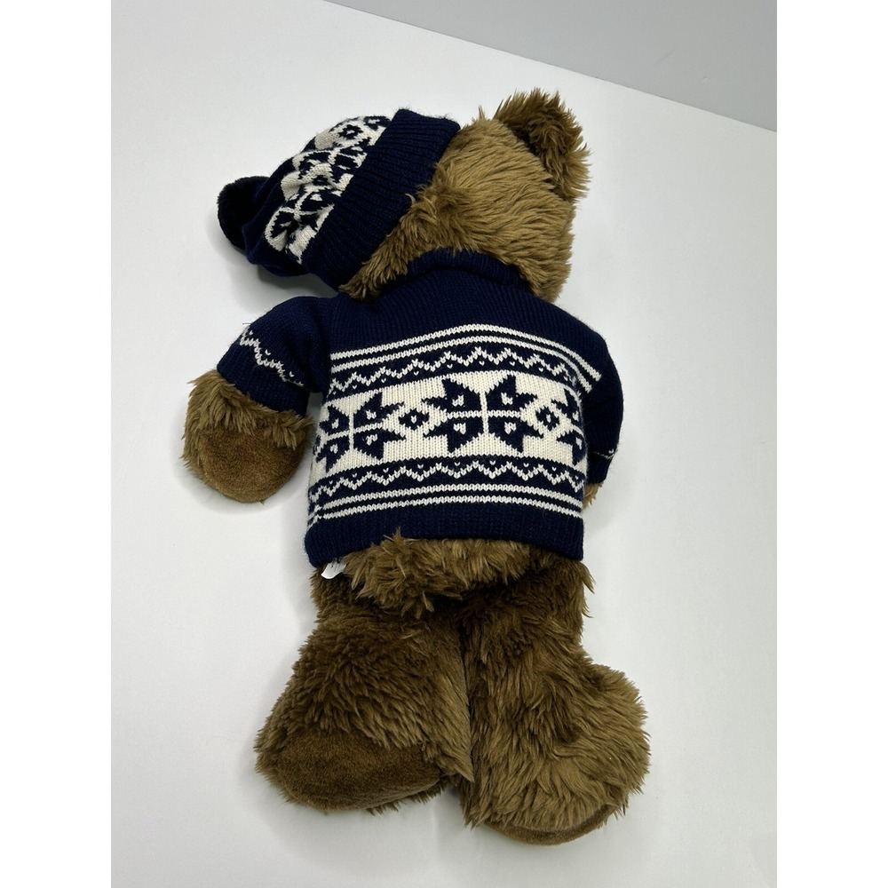 American Eagle Teddy Bear Plush Stuffed Animal Holiday Ed 1996 Approx 19" VTG - Picture 7 of 9